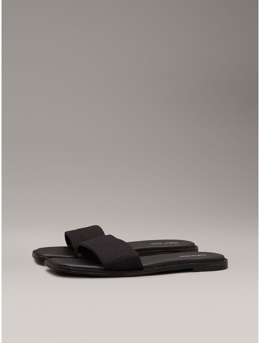 SANDALIAS FLAT SLIDE CK