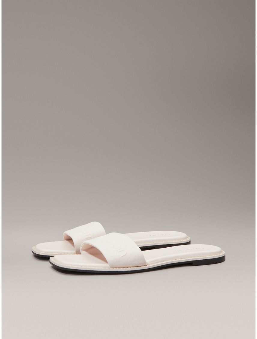 SANDALIAS FLAT SLIDE CK