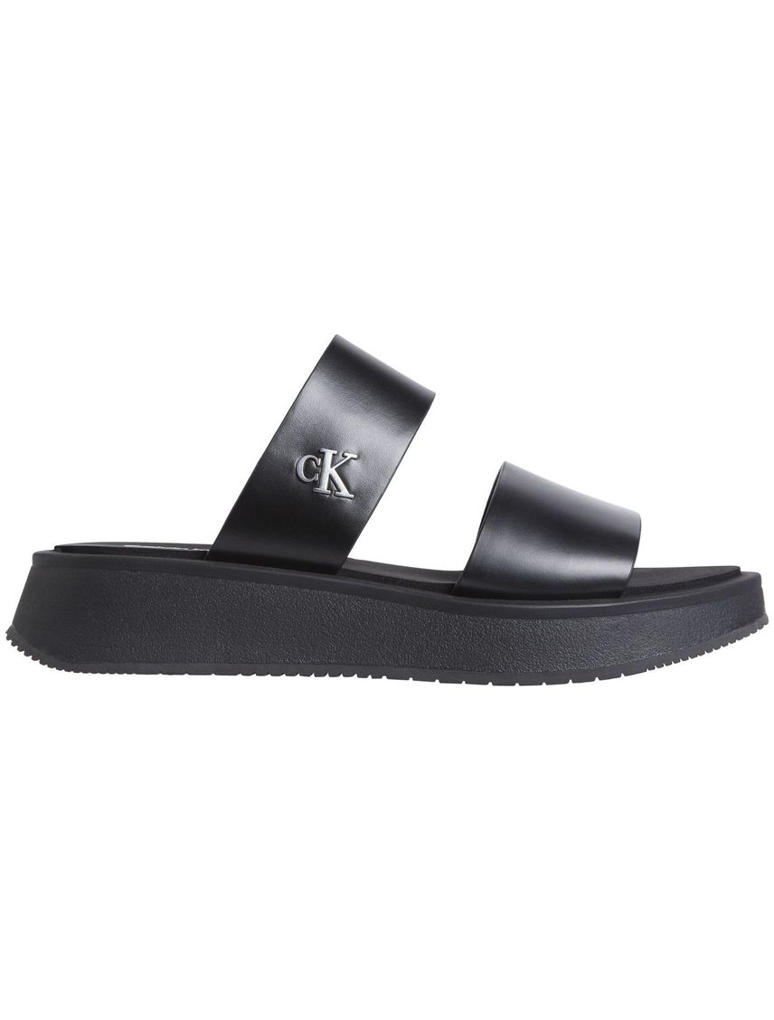 SANDALIAS SANDAL SLIDE DOUBLE STRAP CK