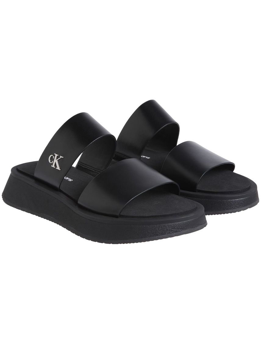 SANDALIAS SANDAL SLIDE DOUBLE STRAP CK