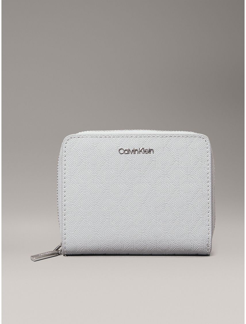 BILLETERA CK MUST MEDIUM ZIP AROUND_MONO