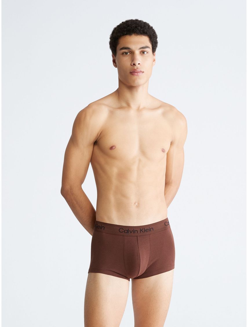 3 PACK STENCIL LOGO  COTTON STRETCH - LOW RISE TRUNK CK