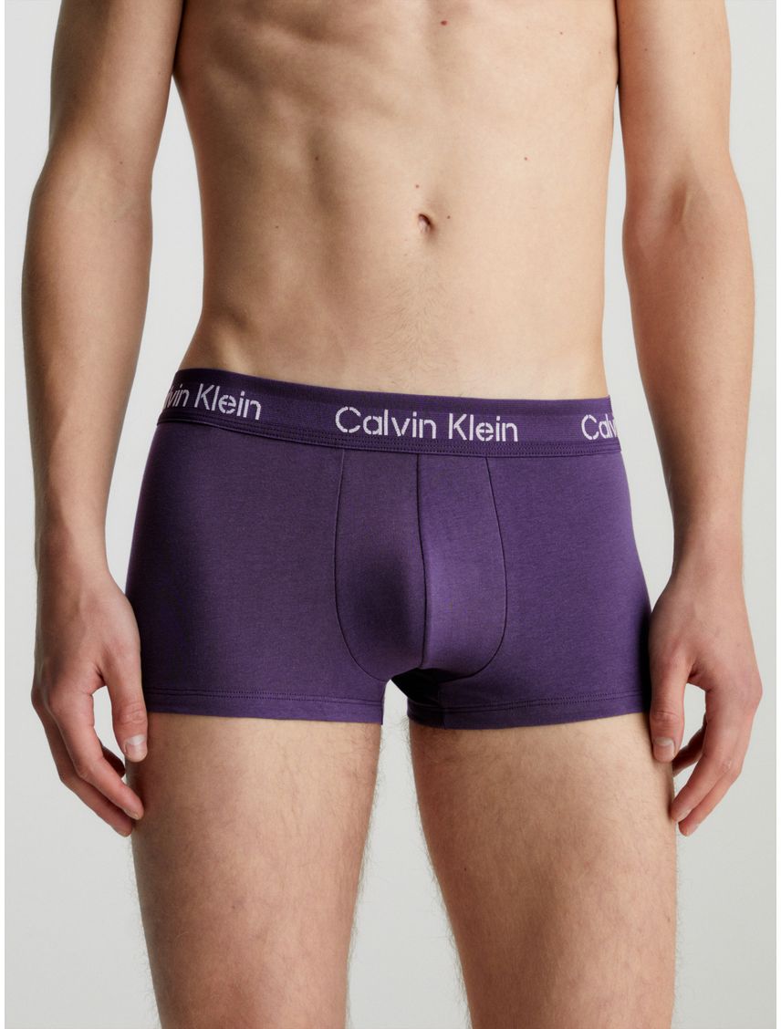 3 PACK STENCIL LOGO  COTTON STRETCH - LOW RISE TRUNK CK