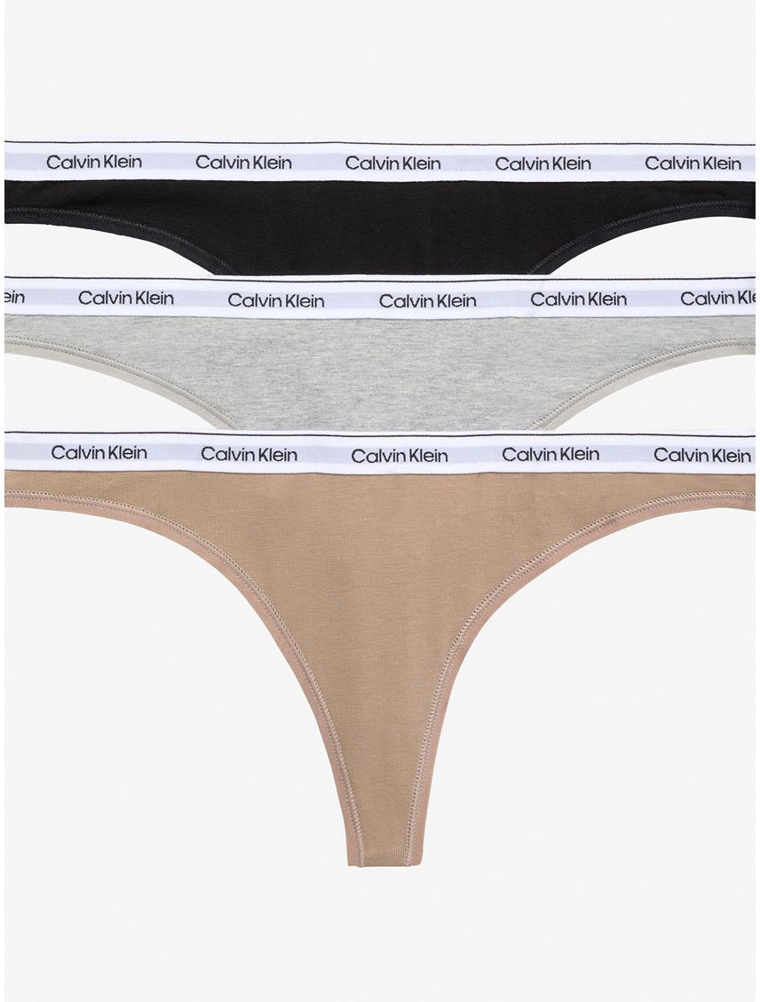 3 PACK MODERN LOGO (MPP) - THONG