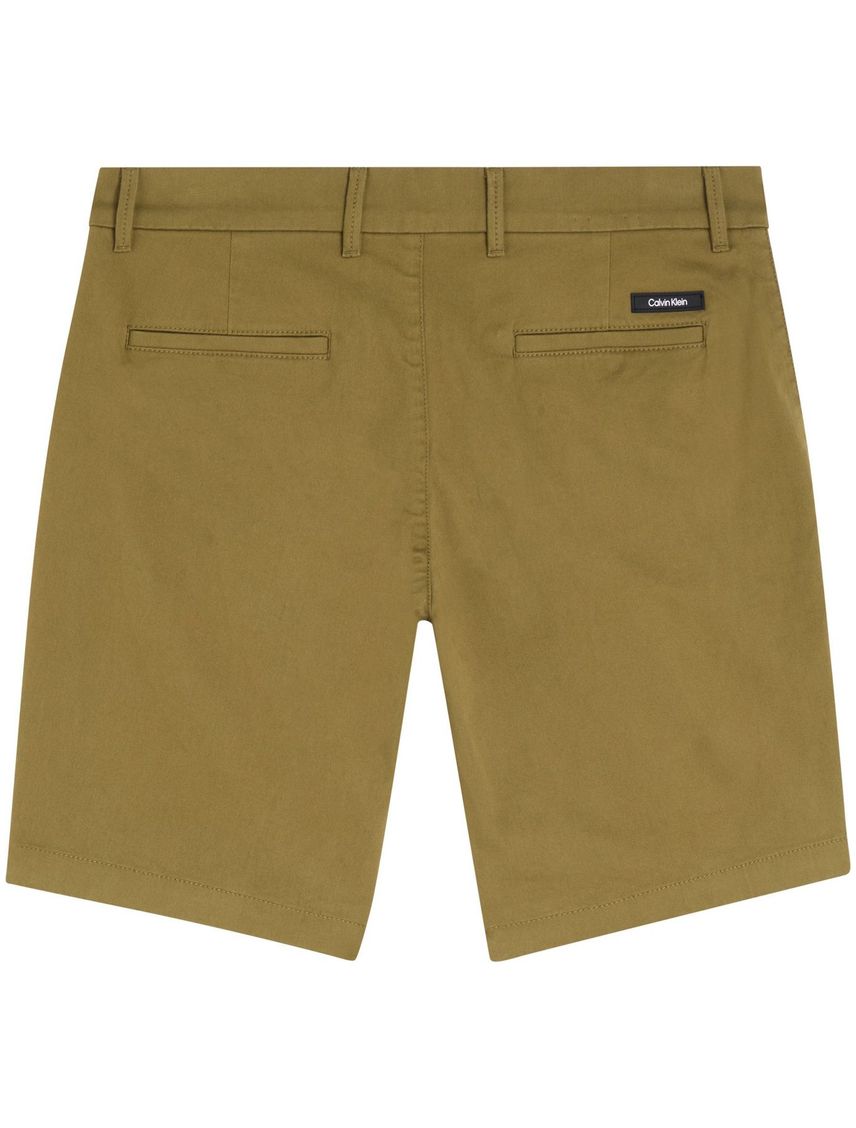 MODERN TWILL SLIM CHINO SHORT CK