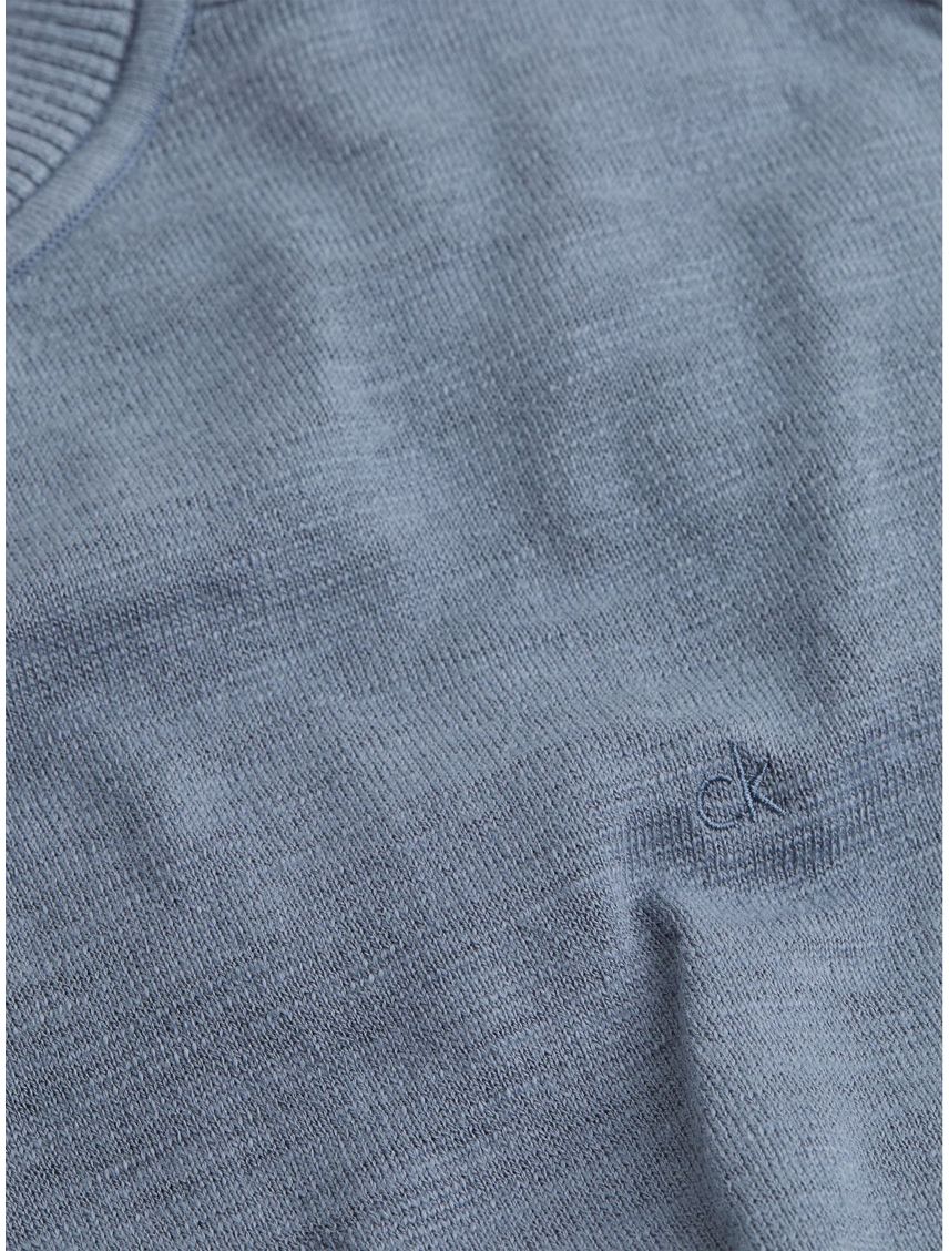 SLUB TEXTURE CN SWEATER CK