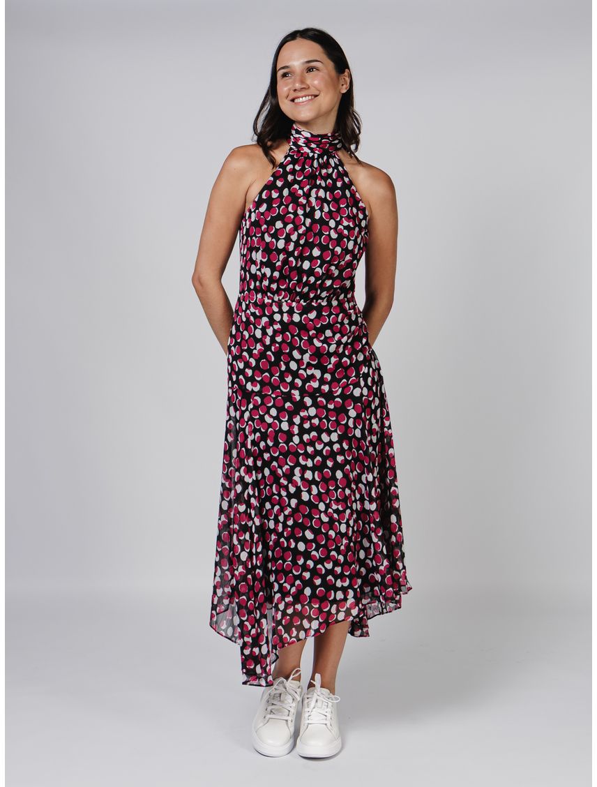 VESTIDO PRINTED CHIFFON CK