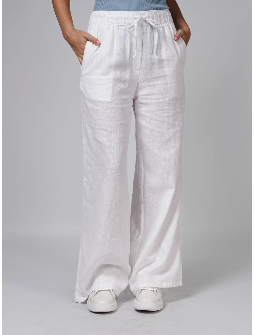 PANTALON LINEN PULL ON CK