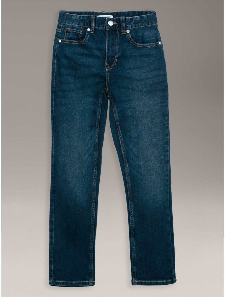 JEAN SLIM STRAIGHT DENIM PANT