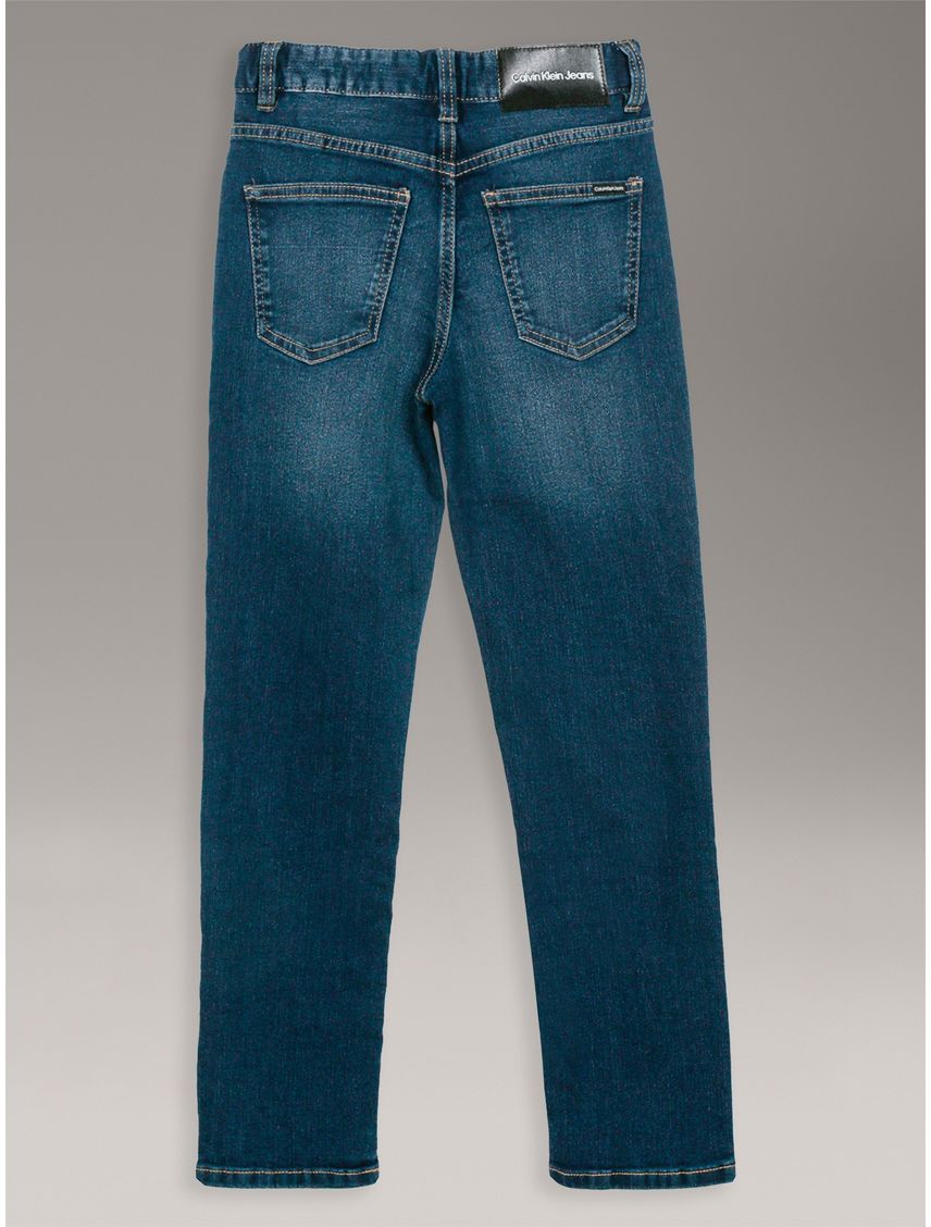 JEAN SLIM STRAIGHT DENIM PANT