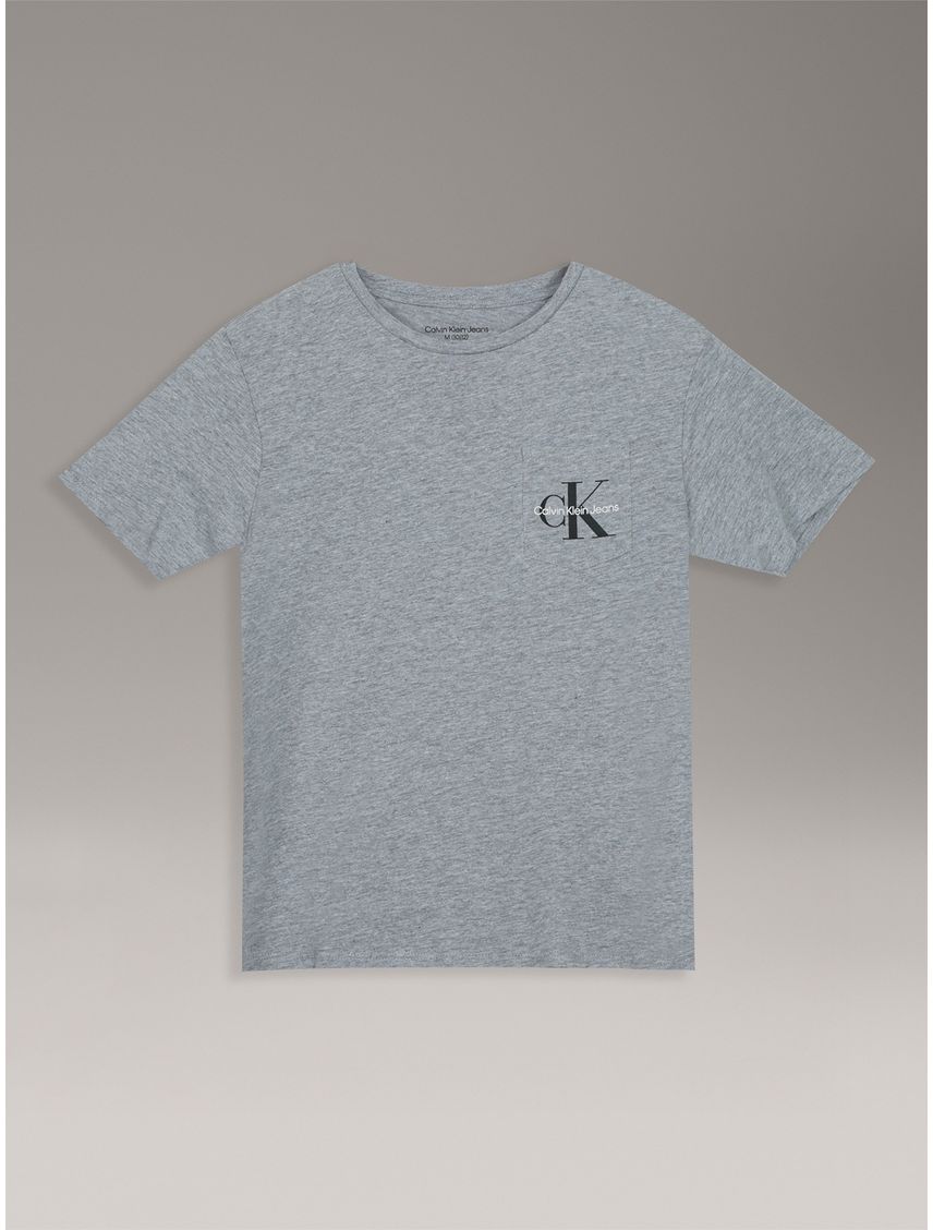 CAMISETA CORE MONOLOGO PKT SS TEE NIÑO CK