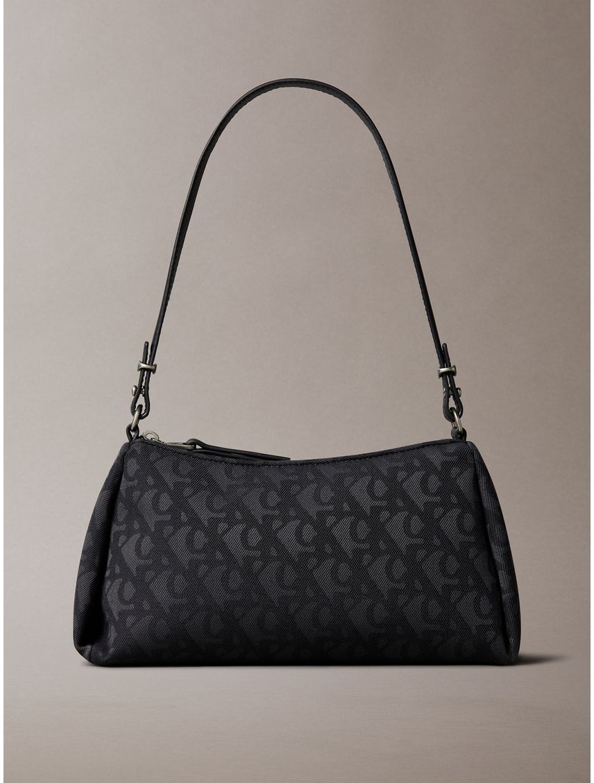 CARTERA DROP MONOGRAM SHOULDER BAG CK