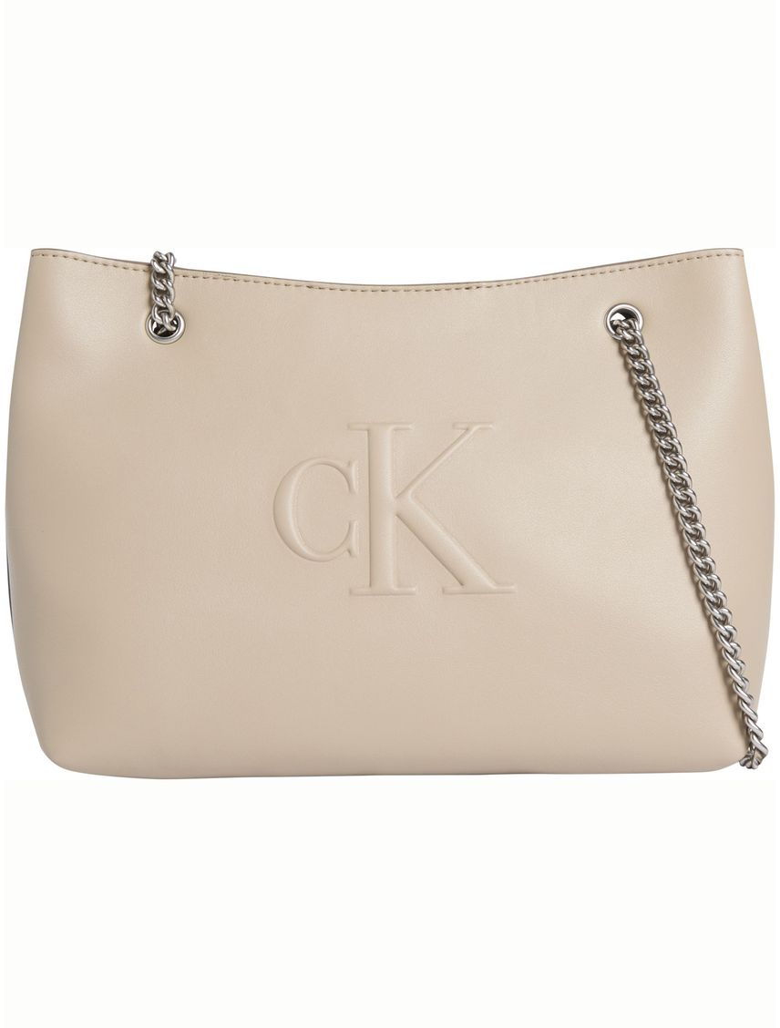 CARTERA SCULPTED SHOULDER BAG W/CHAIN CK