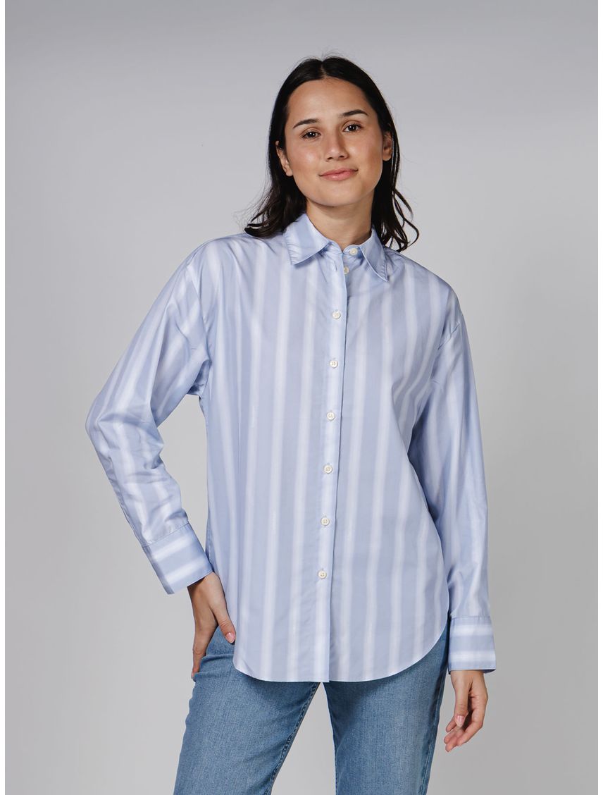 BLUSA POPLIN RELAXED SHIRT MULTI STR CK