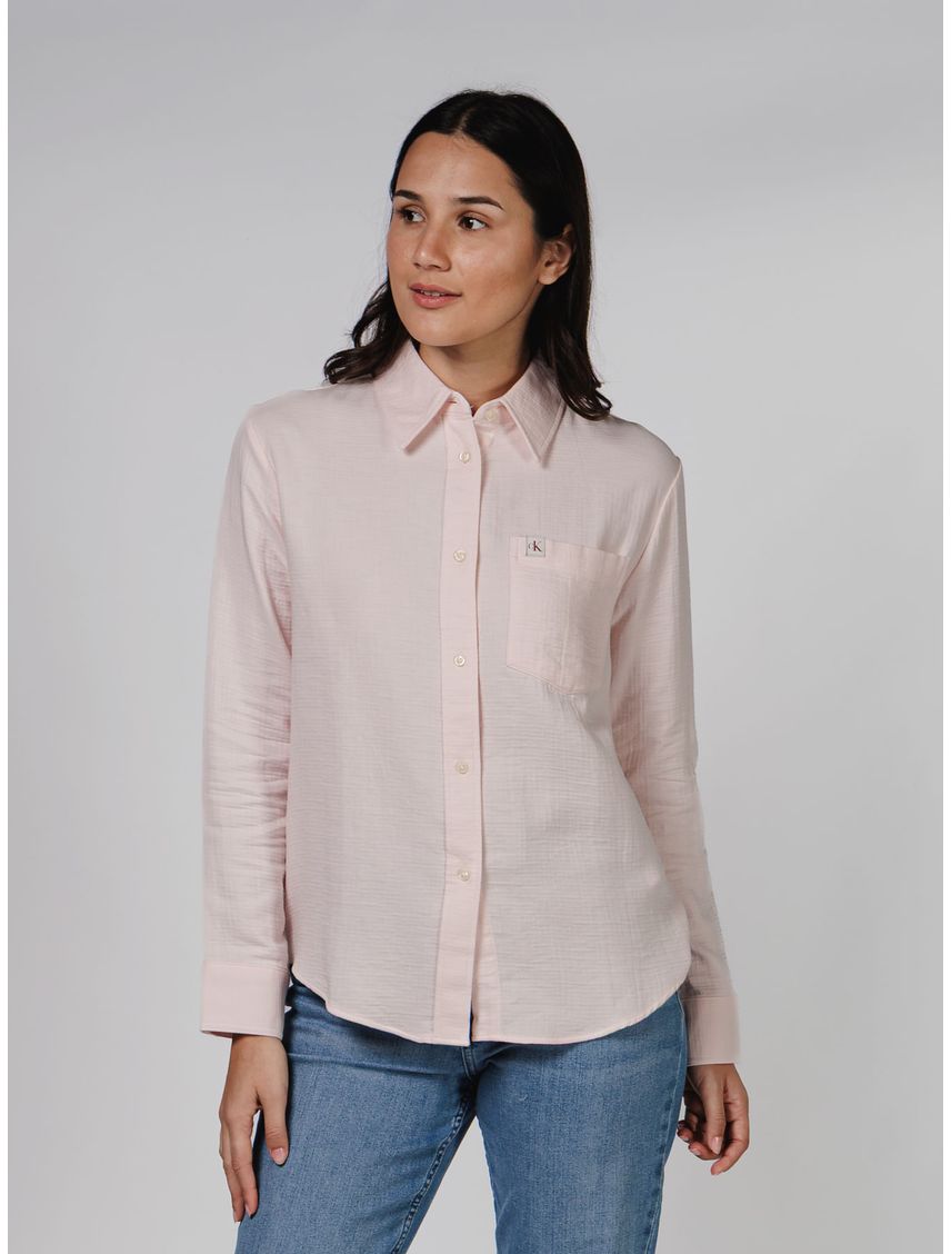 BLUSA DOUBLE GAUZE BUTTON-DOWN SHIRT