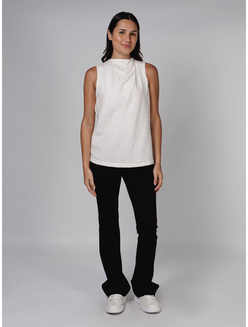 BLUSA SATIN BACK CREPE