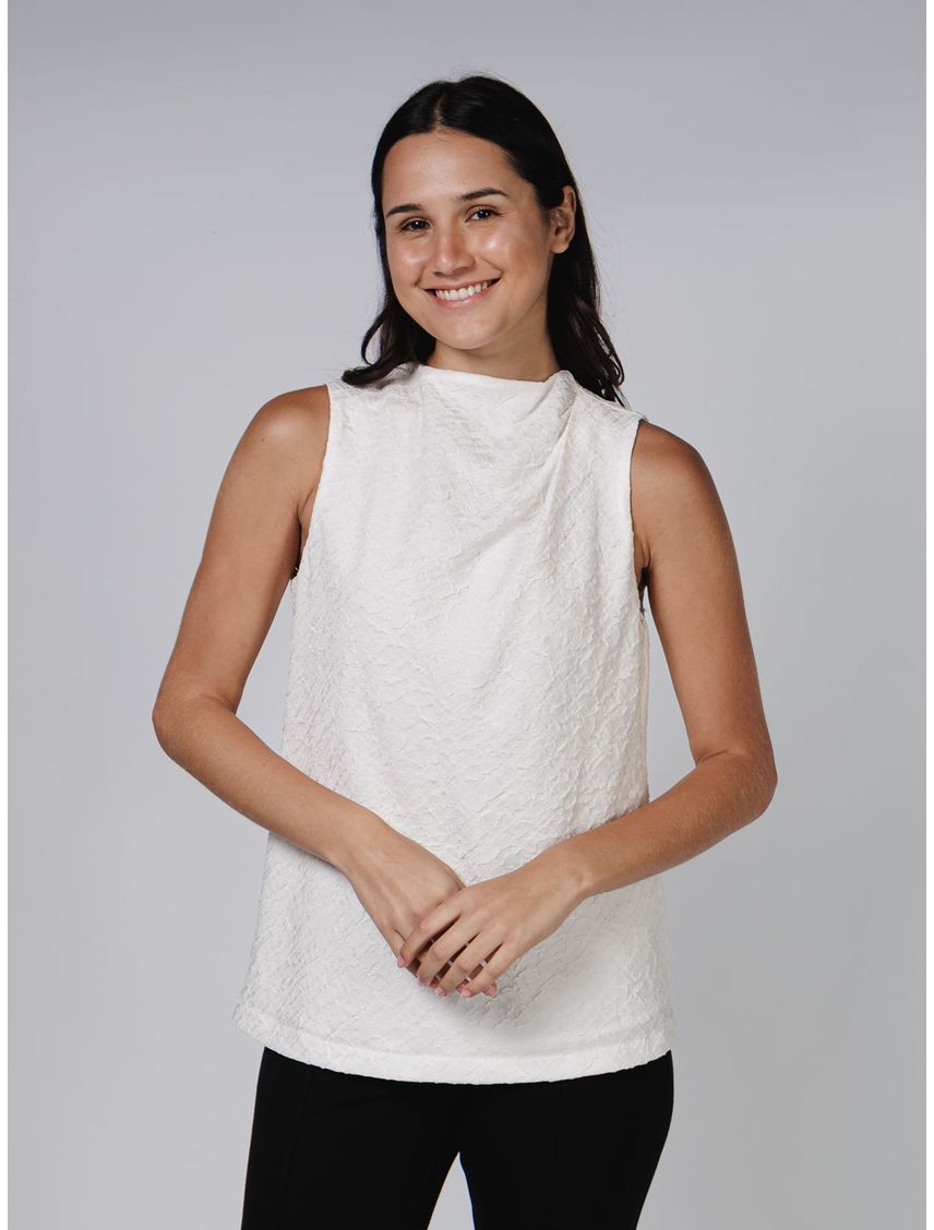 BLUSA SATIN BACK CREPE CK