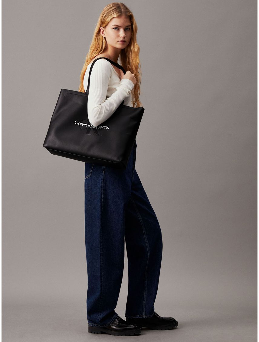 CARTERA SCULPTED SLIM TOTE34 MONO