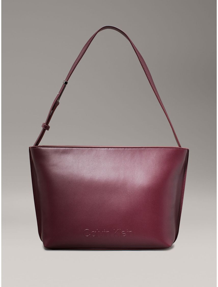 CARTERA EMBOSSED LOGO MEDIUM TOTE CK