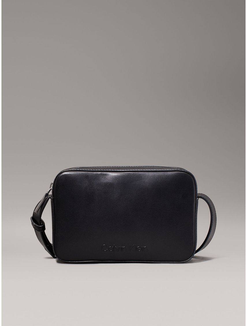 CARTERA EMBOSSED LOGO CAMERA BAG CK