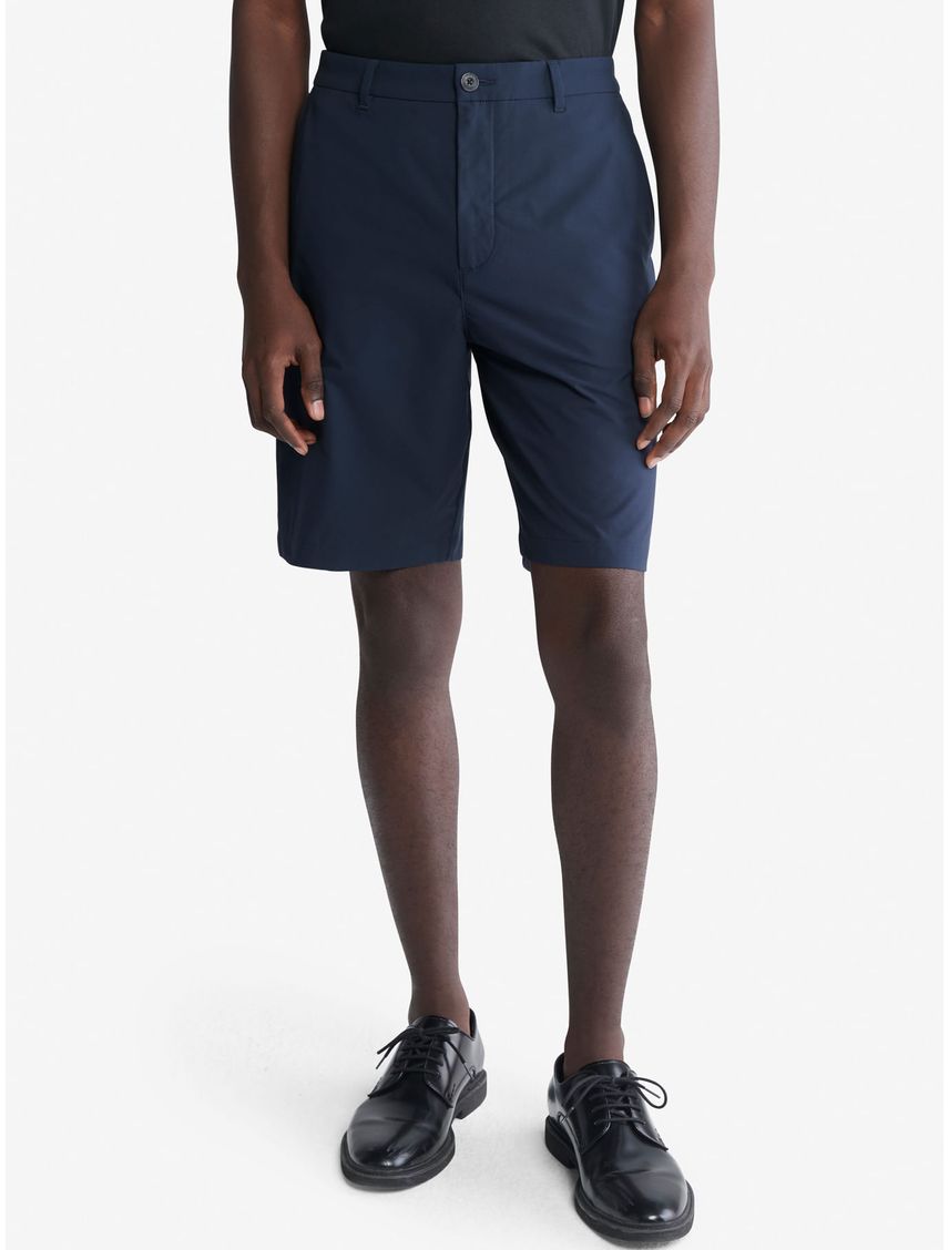 SHORT REFINED STRETCH POLY 9IN FF SH CK