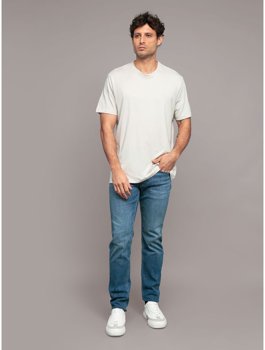 CAMISETA SS JACQUARD COLLAR TEE