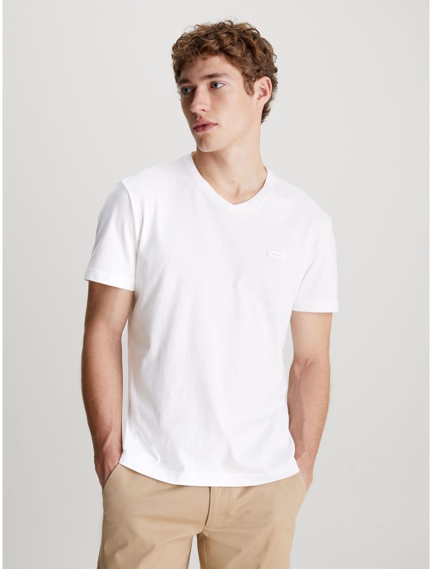 CAMISETA SMOOTH COTTON V-NECK T-SHIRT CK