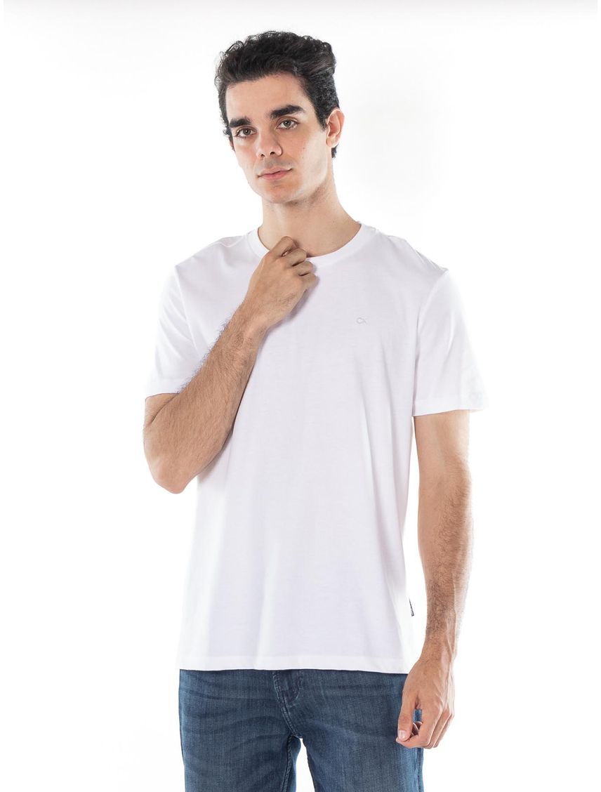 CAMISETA M/C SS SOLID LIQUID CREWNK TEE CK