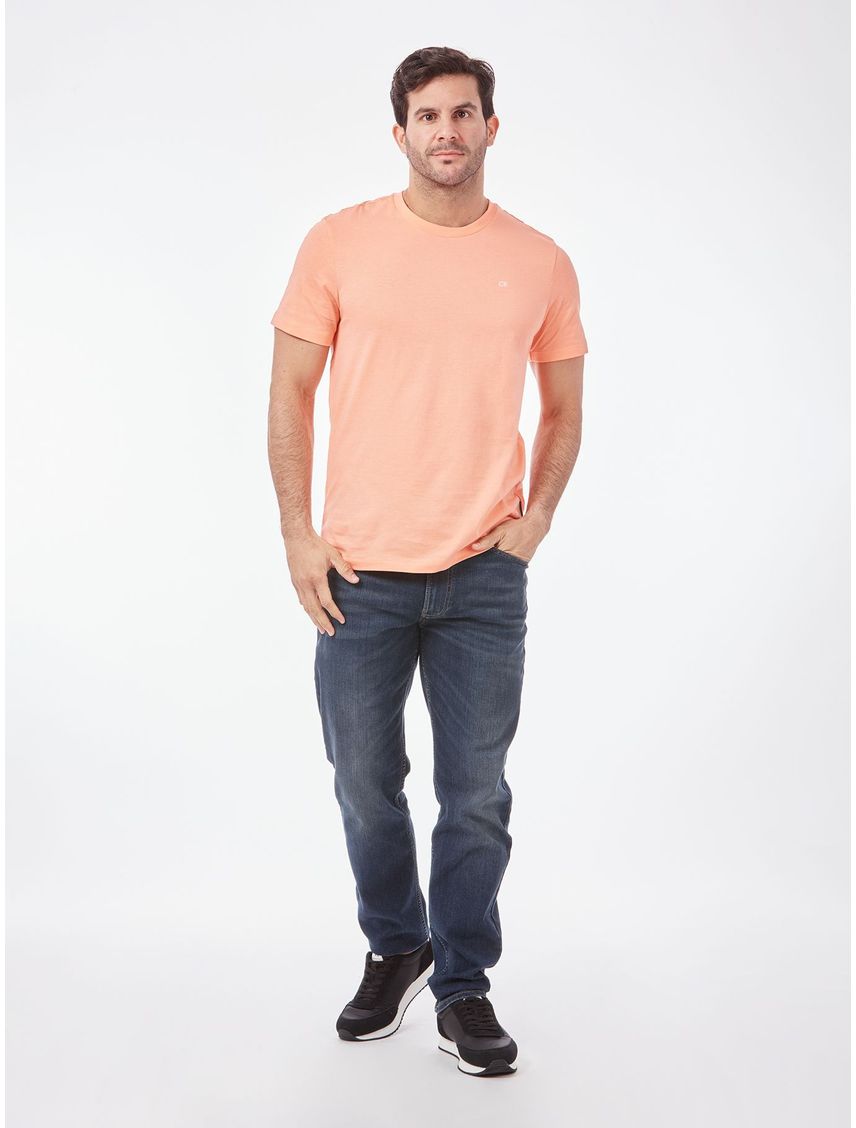 CAMISETA SS SOLID LIQUID CREWNK TEE CK