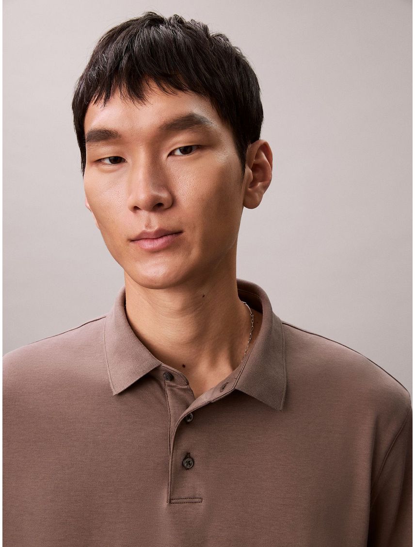 POLO SS SUPIMA COTTON SOLID POLO CK