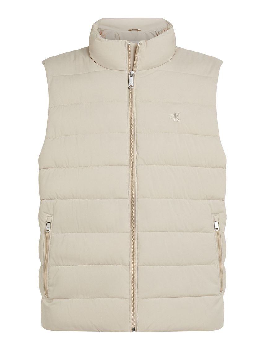 Chaleco sin mangas con cuello alto CK