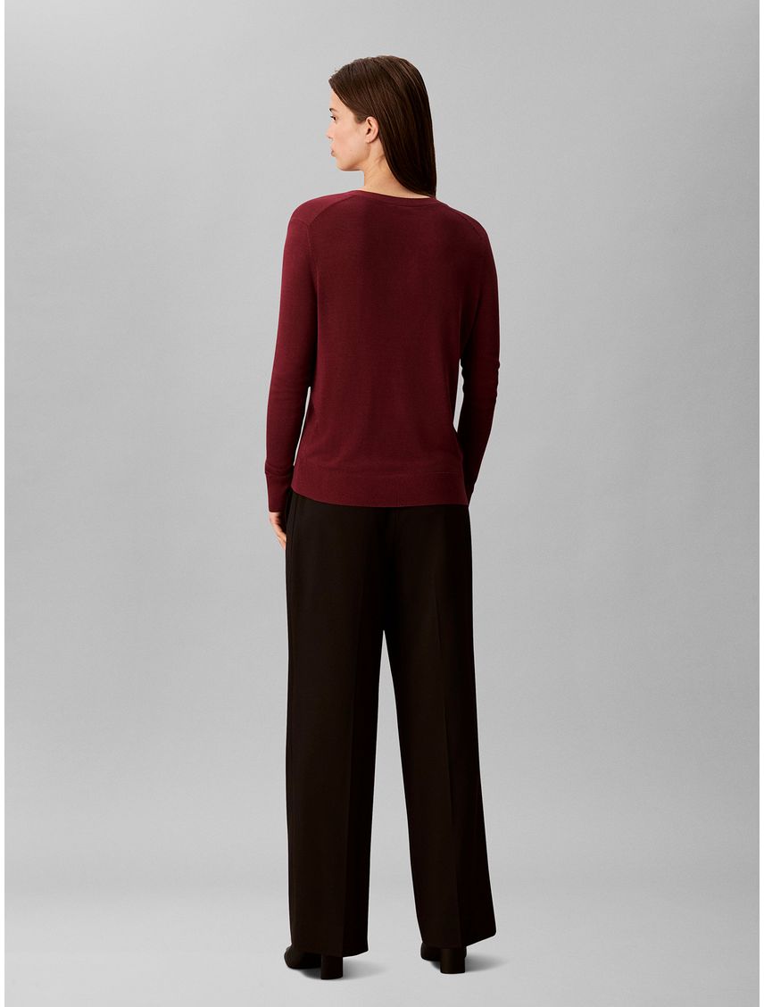 SWEATER FINE GAUGE VISCOSE CARDIGAN