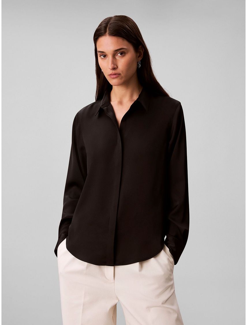 BLUSA MATTE SHINE SATIN CLASSIC BUTT