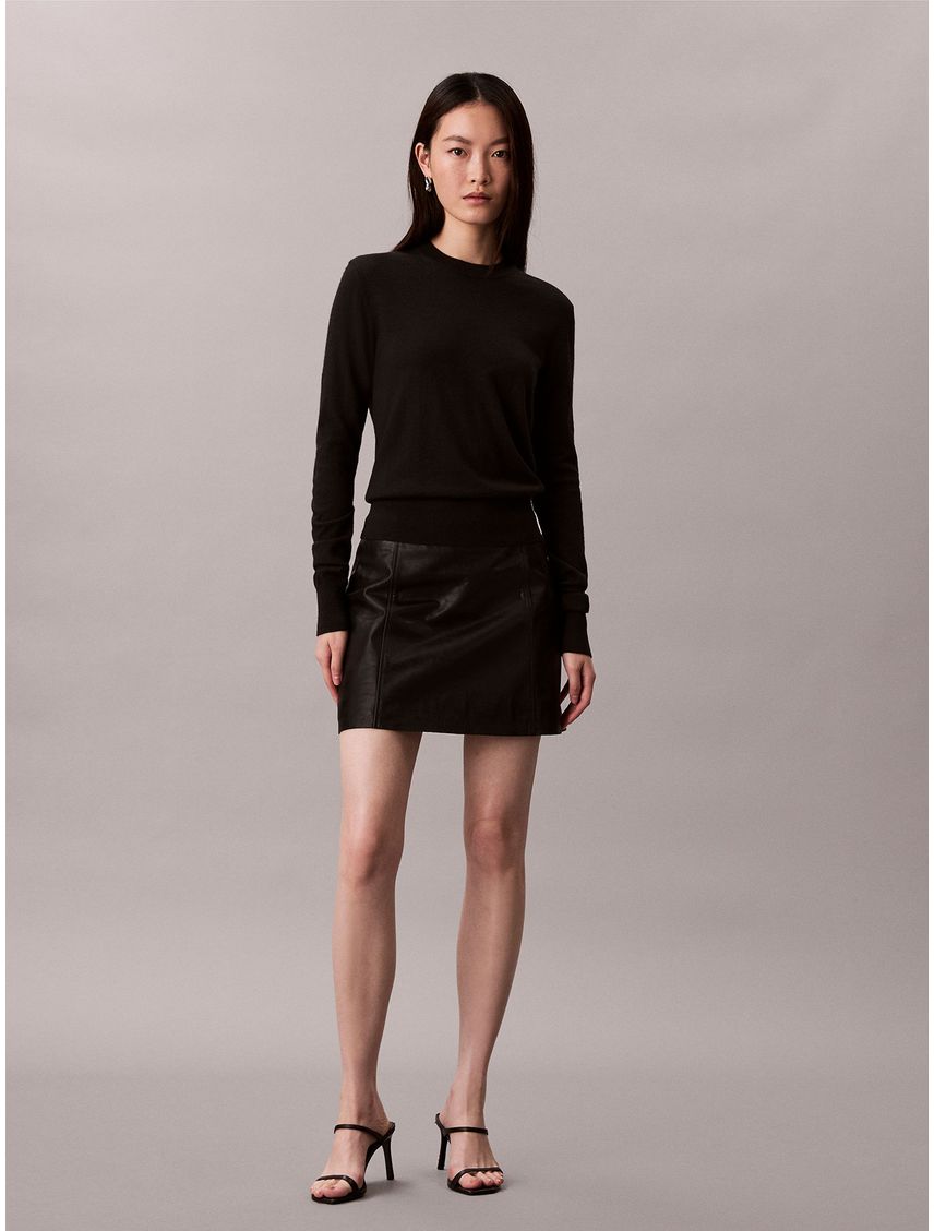 SWEATER LS CN EXTRAFINE MERINO SWTR 14 CK