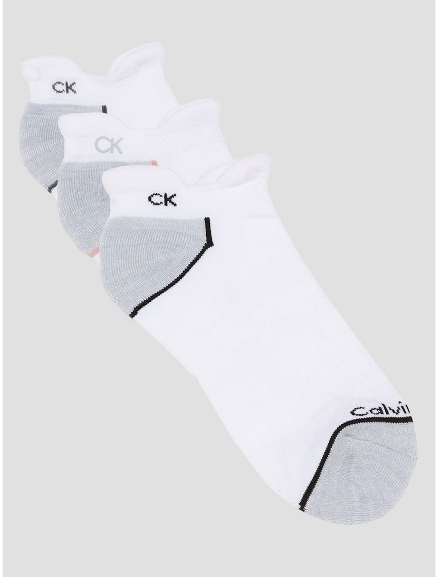 MEDIAS WOMENS 3PK REFLECTIVE LOGO CK