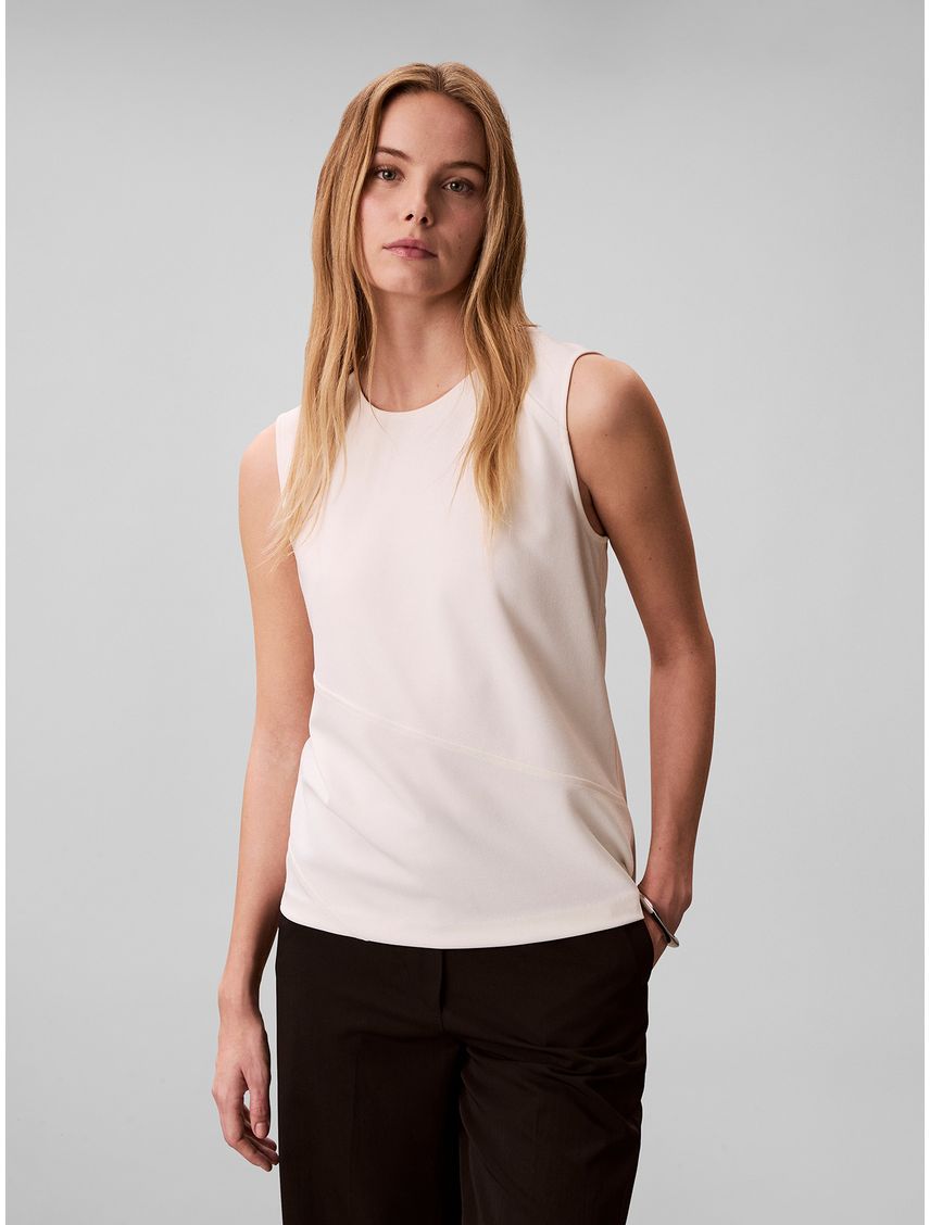 CAMISETA SL STRETCH CREPE DIAGONAL SEAM